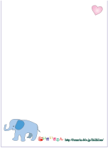 簡単カード”ぞうさん”の型の画像とリンク
