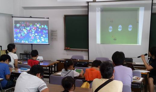 なかのZEROこどもフェスティバル「プログラミング体験の様子