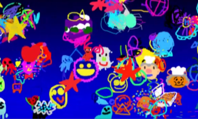 2019年6月16日なかの育フェスのビスケットワークショップの作品「海」をテーマに制作されました。