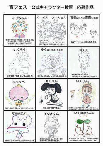 なかの育キャラ応募作品