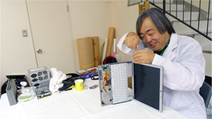 分解ワークショップのいちぜろ博士