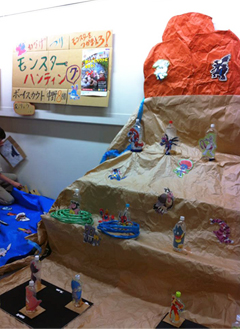 ボーイスカウト中野８団：モンスターハンティングのゲームは手作りです！