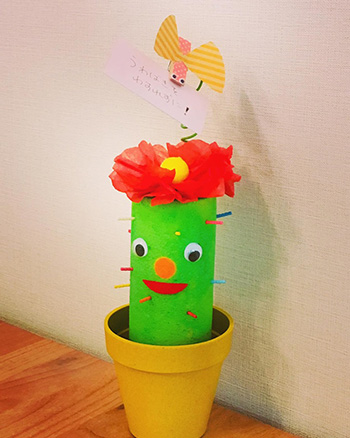 ちょびっとごっこ「サボテンメモスタンド」